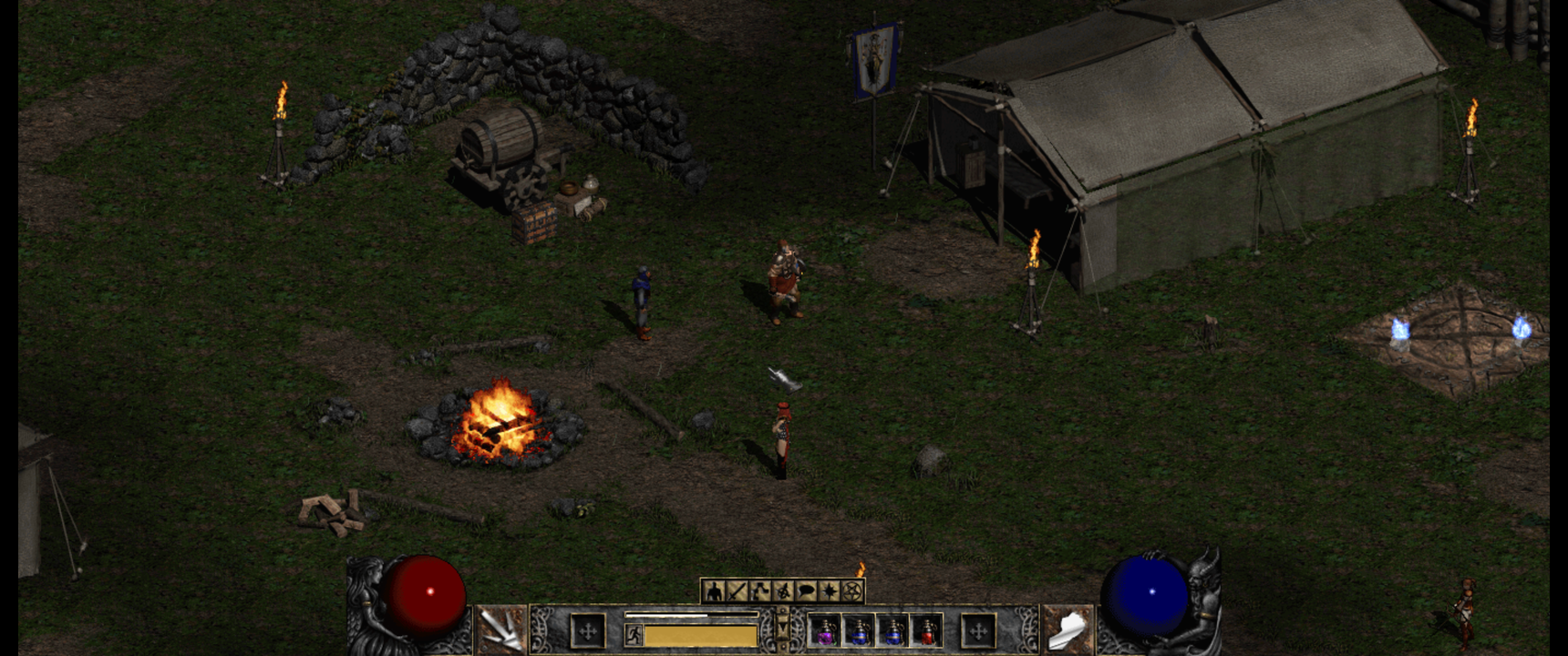 The Rogue Encampment in widescreen